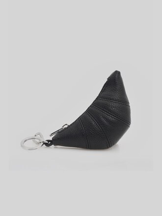 Lemaire Black Mini Croissant Keychain