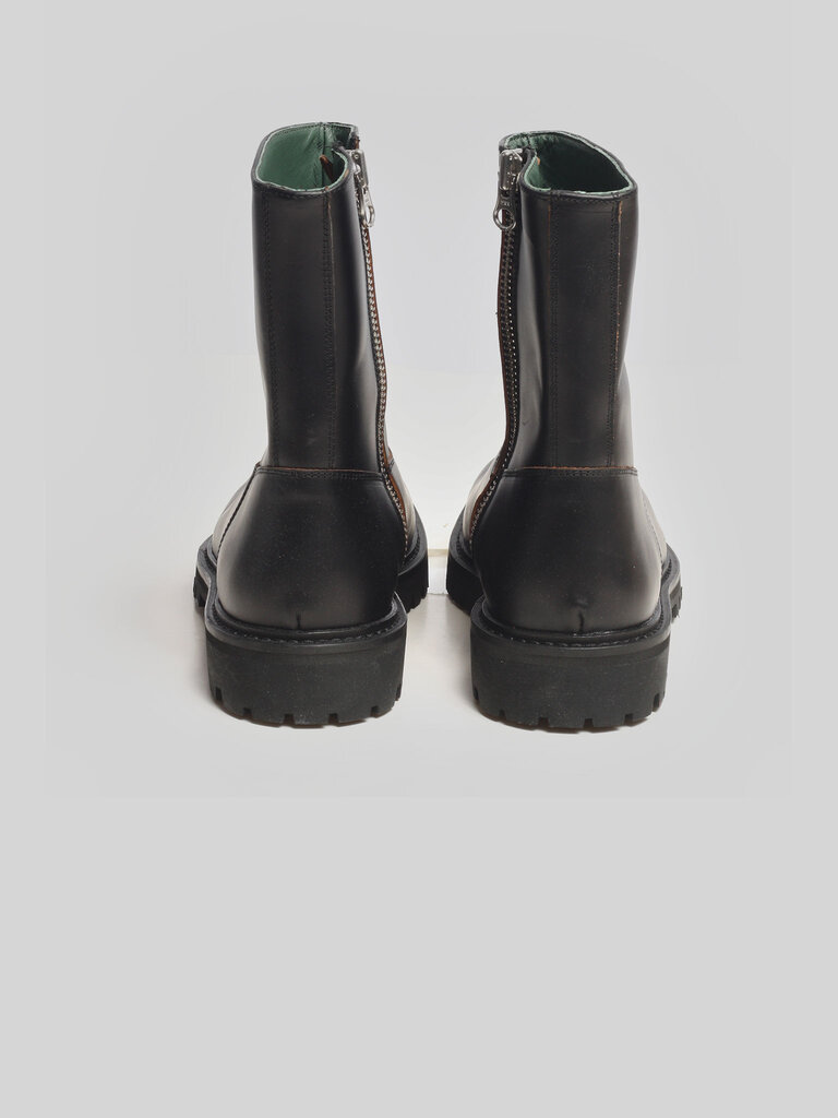 Vinny's Black Moto Boots