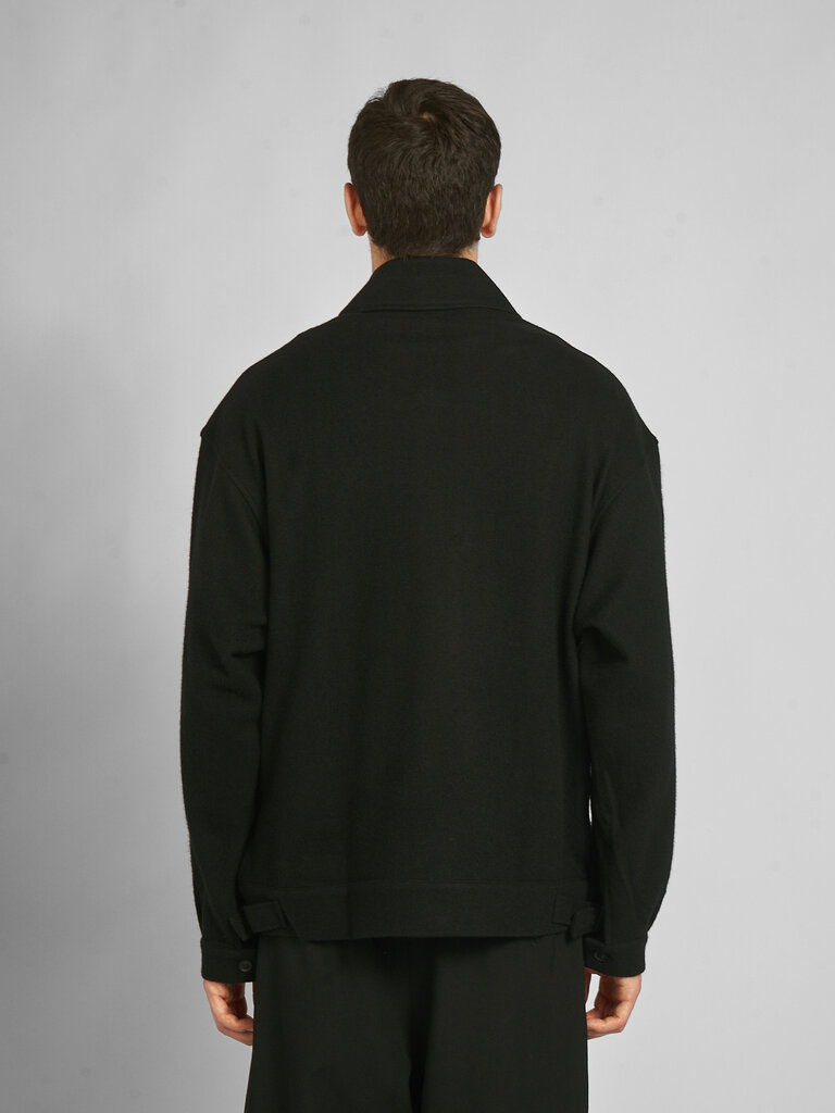 Yohji Yamamoto Black Stand Collar Jacket