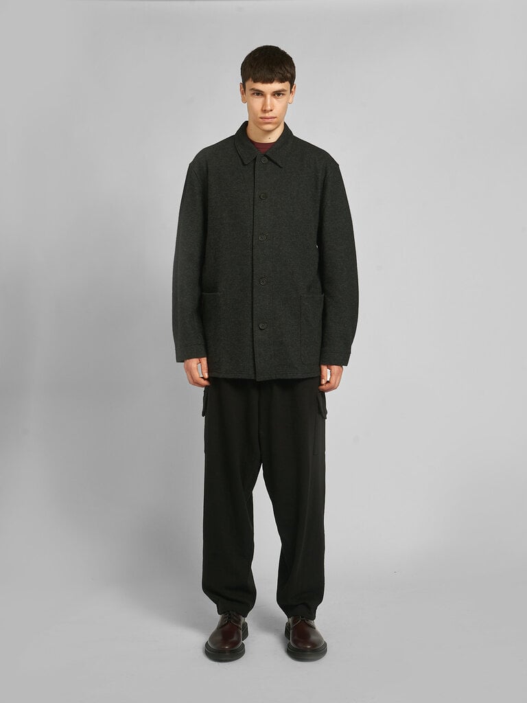 Yohji Yamamoto Surchemise Re Shirt Jacket Charcoal