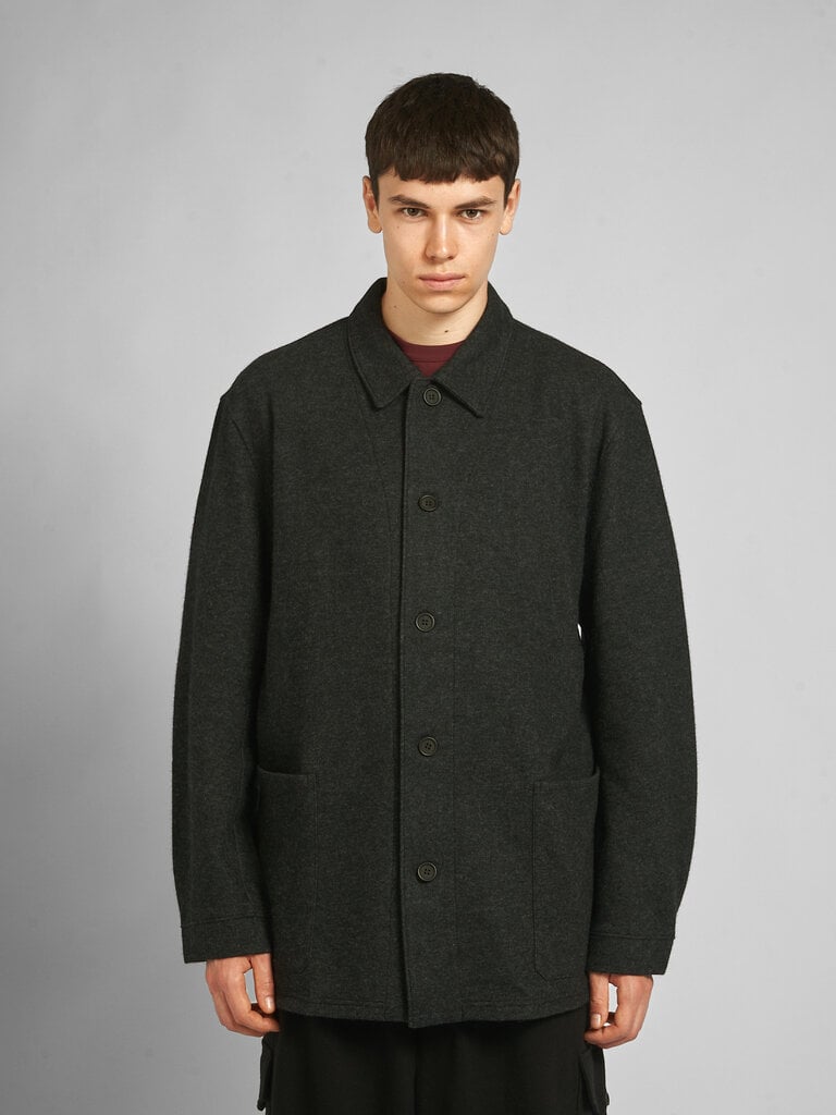 Yohji Yamamoto Surchemise Re Shirt Jacket Charcoal
