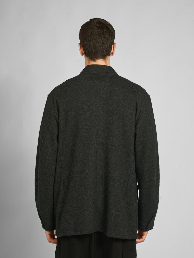 Yohji Yamamoto Charcoal Re Shirt Jacket Overshirt
