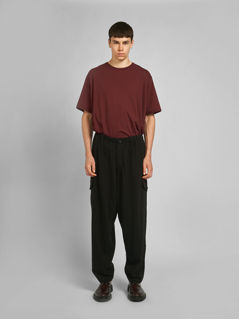Yohji Yamamoto Black Gusset Cargo Pants