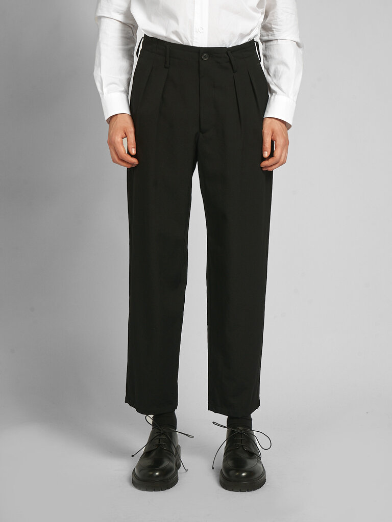 Yohji Yamamoto Pantalon 2Tuck Suit Noir