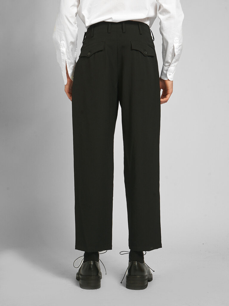 Yohji Yamamoto Pantalon 2Tuck Suit Noir