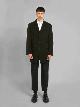 Yohji Yamamoto Veste 3Button Single Noir Yohji Yamamoto Veste 3Button Single Noir