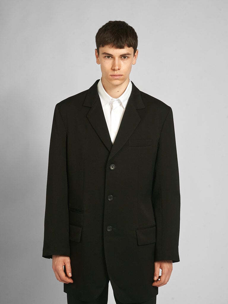 Yohji Yamamoto Veste 3Button Single Noir