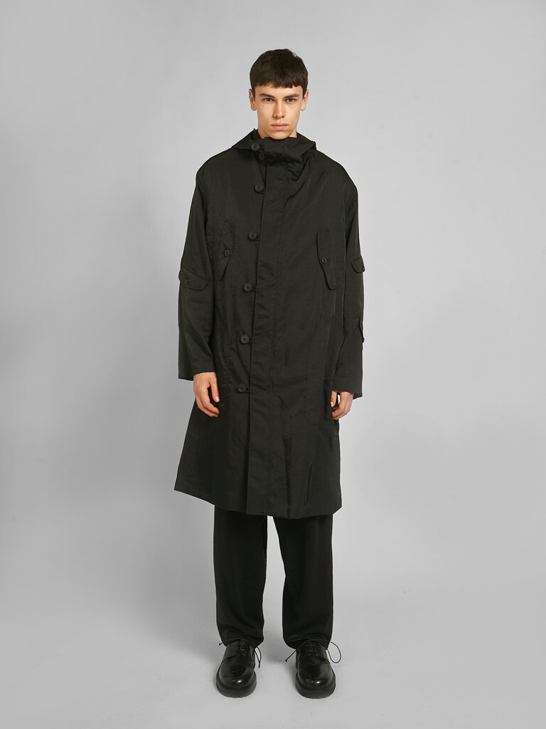 Yohji Yamamoto Black Long N-3 B Jacket