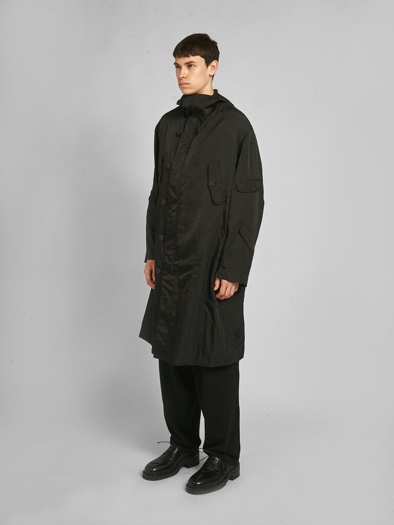 Yohji Yamamoto Manteau Long N-3 B Noir