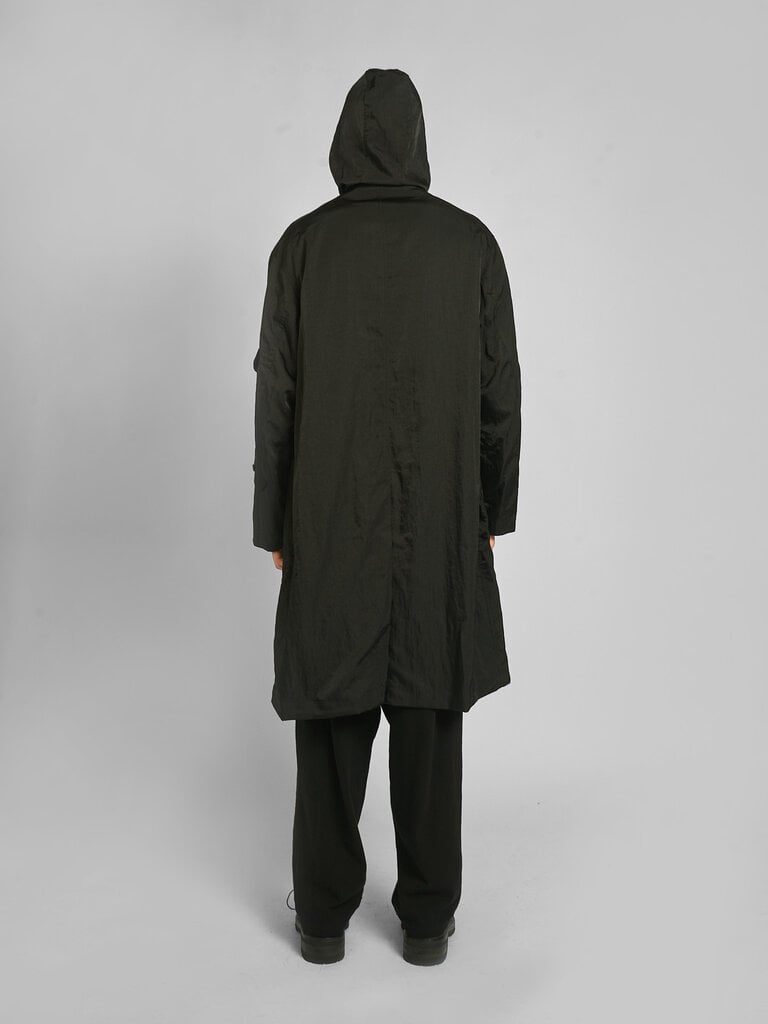 Yohji Yamamoto Manteau Long N-3 B Noir