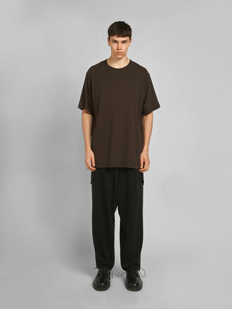 Yohji Yamamoto Charcoal Round Neck SS T-Shirt