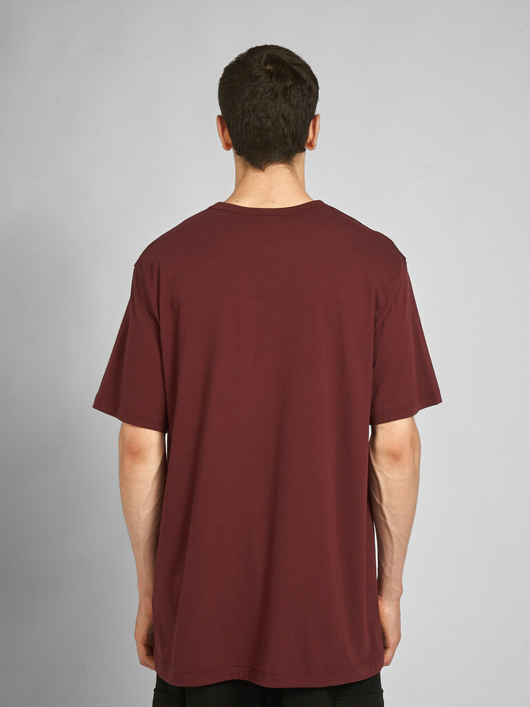 Yohji Yamamoto Bordeaux Round Neck SS T-shirt