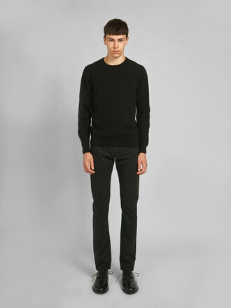 Sunspel Chandail Cashmere Crew Noir Sunspel Chandail Cashmere Crew Noir