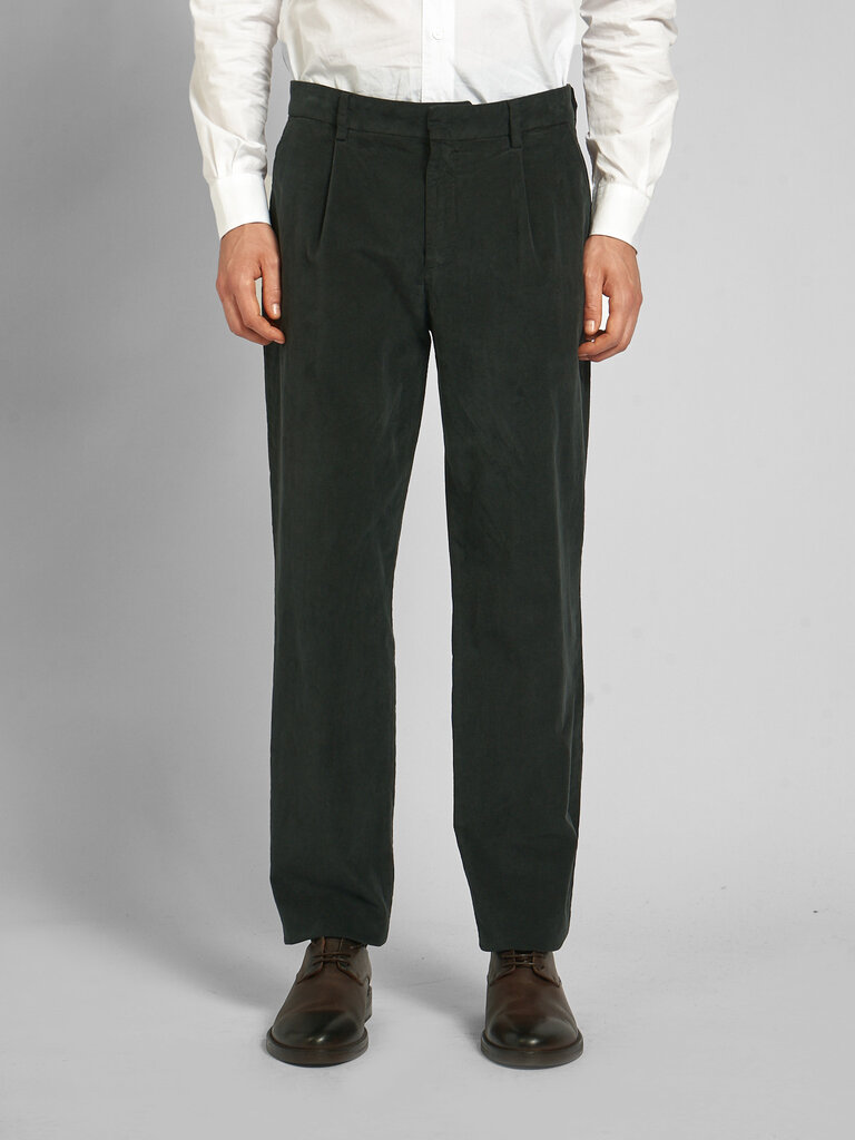 Barena Dark Gray Gazara Veluder Pants