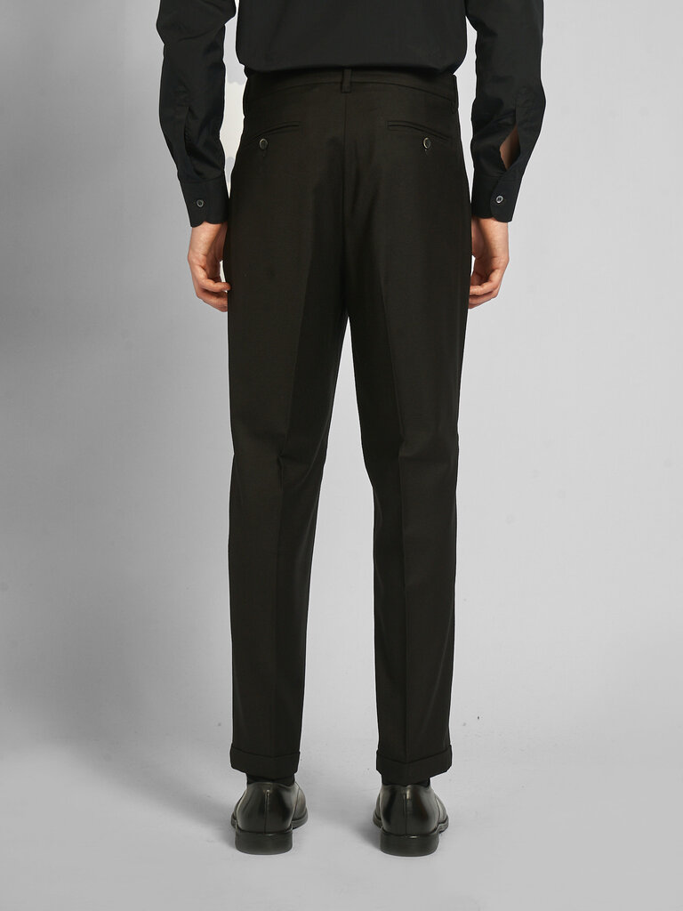 Barena Black Drapier Flan Pants