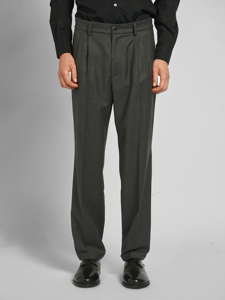 Barena Gray Drapier Flan Pants