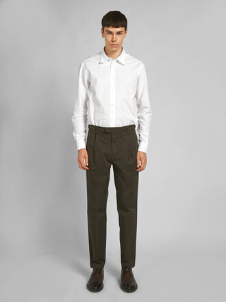 Barena Dark Brown Masco Trevo Pants