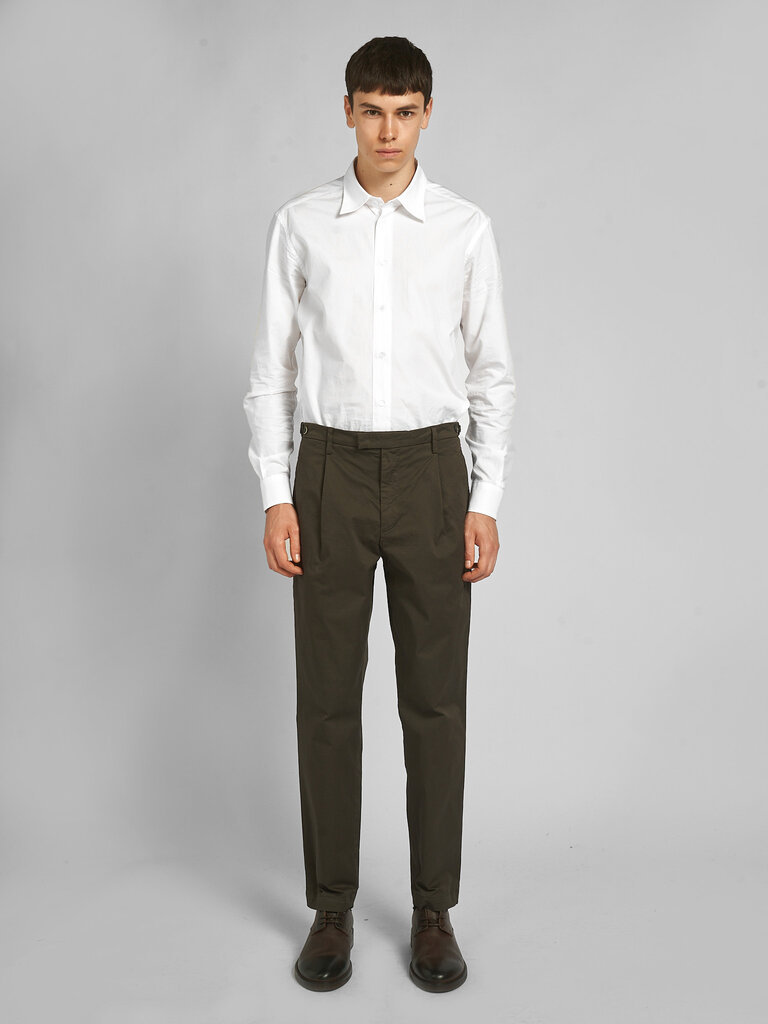 Barena Dark Brown Masco Trevo Pants