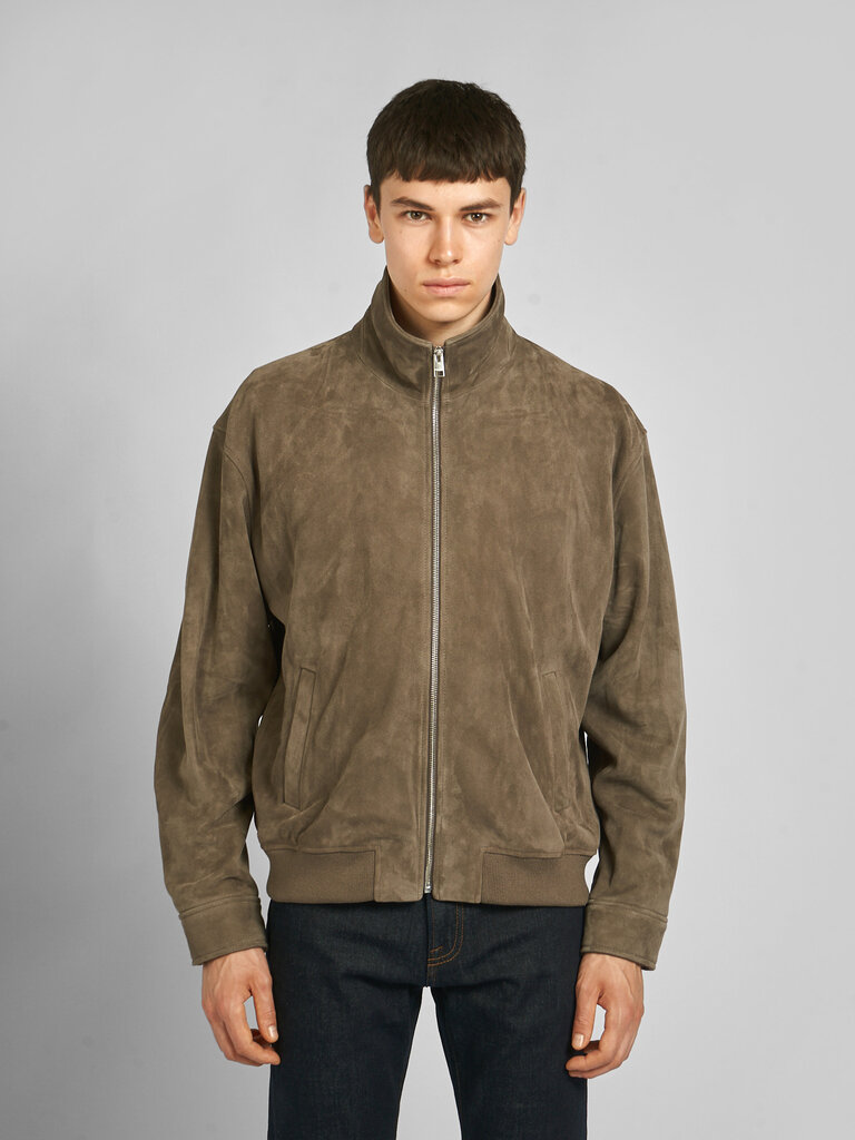 Frame Blouson Suede Bomber Beige