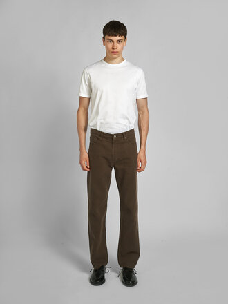 Frame Vintage Mocha Relaxed Jeans