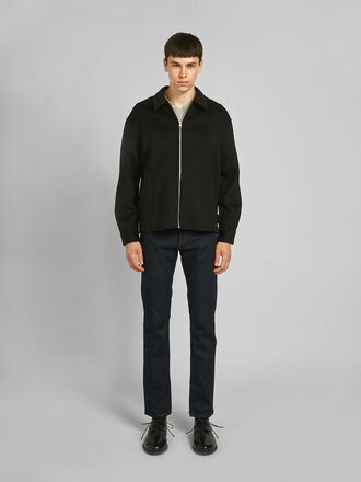Frame Blouson Double Face Wool Noir