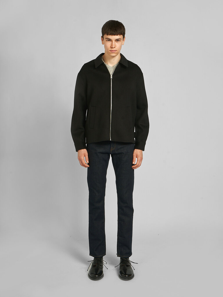 Frame Blouson Double Face Wool Noir