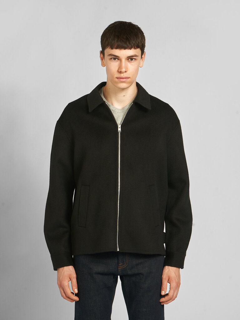 Frame Blouson Double Face Wool Noir