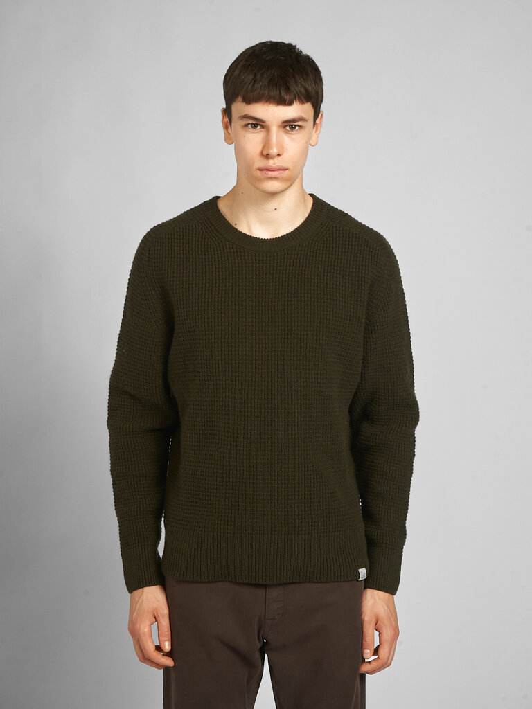 Merz b. Schwanen Forest Waffle Structured Sweater