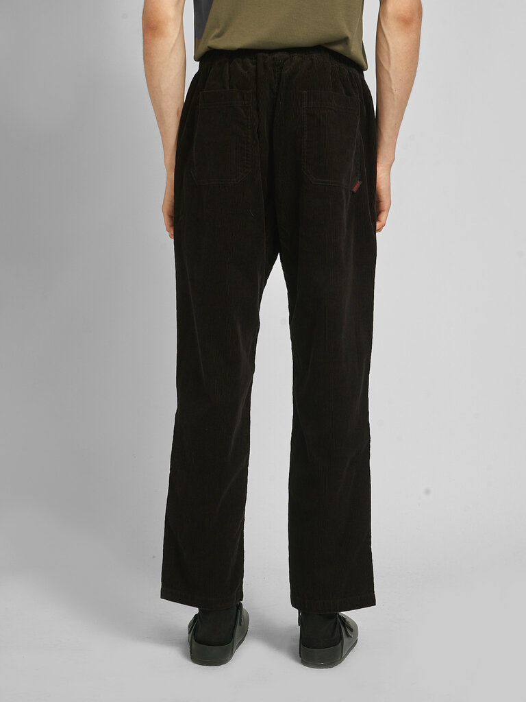 Gramicci Black Corduroy Loose Tapered Ridge Pants