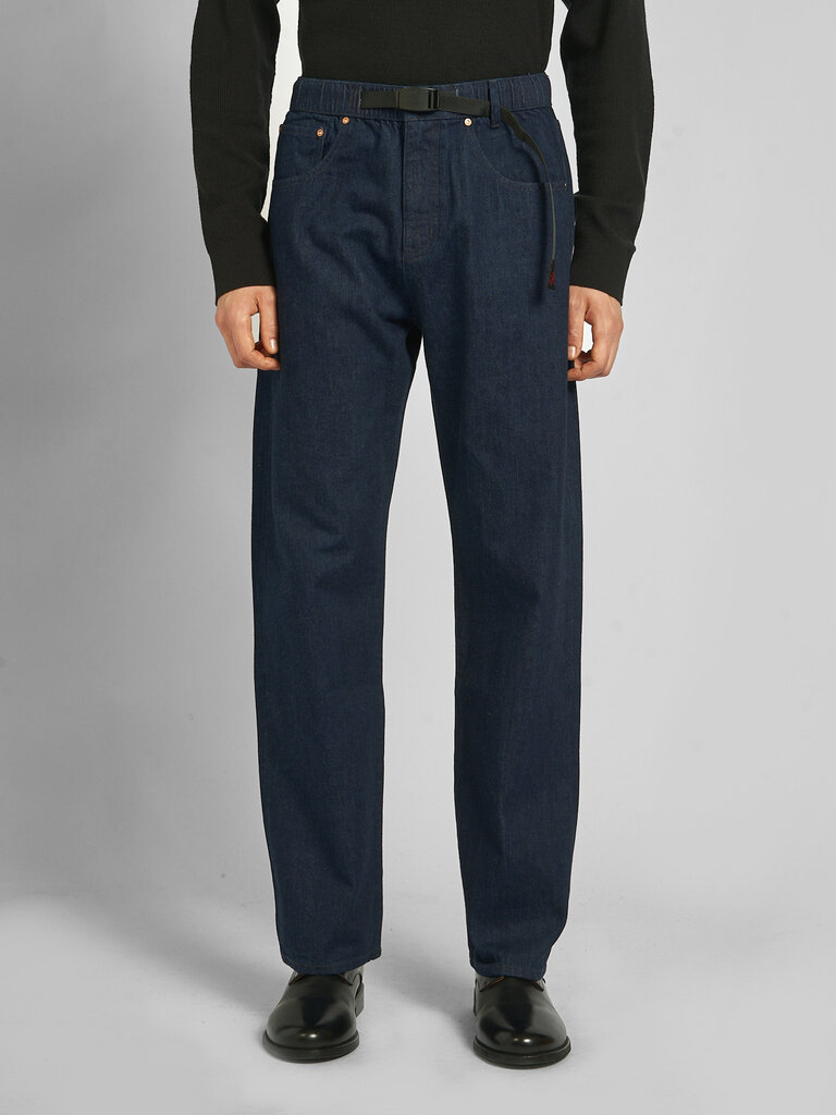 Gramicci Indigo Japanese 5-Pocket Denim Pants