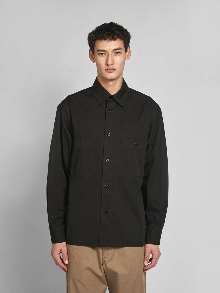 Lemaire Chemise Two Pockets Noir
