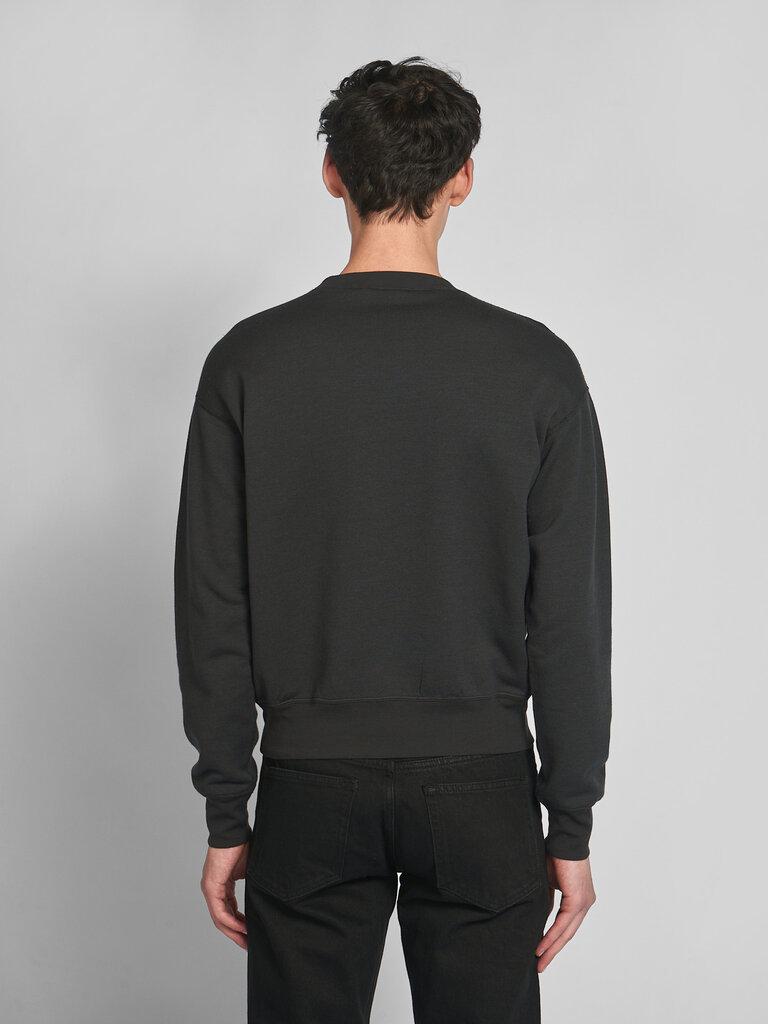 Auralee Black High-Twist Compact Sweater