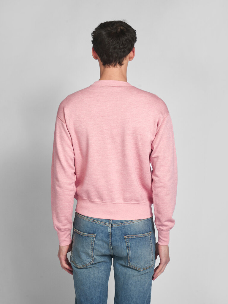 Auralee Top Pink High-Twist Compact Sweater