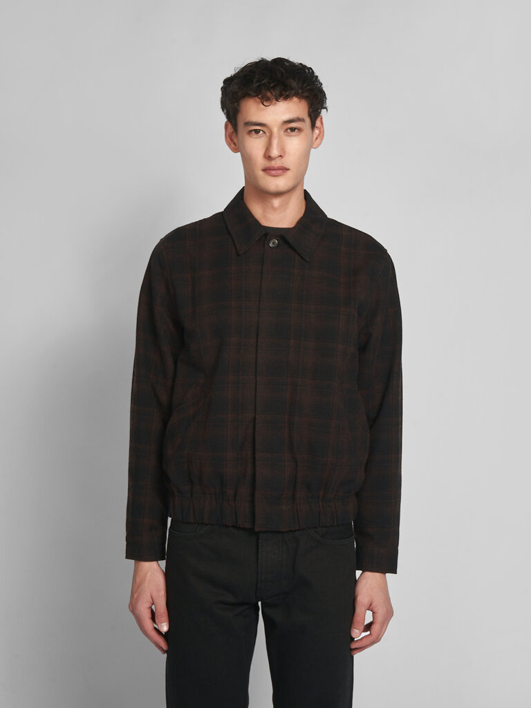 Jeanerica Blouson Jean Brown Check