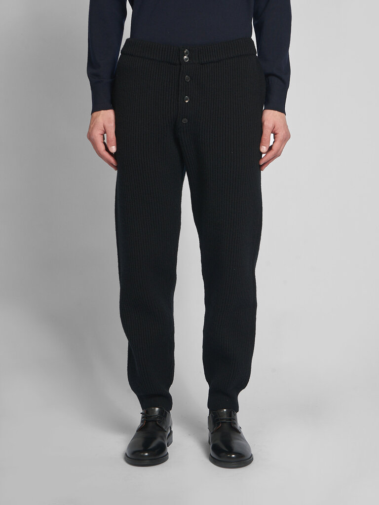 Dries Van Noten Black Meru Pants