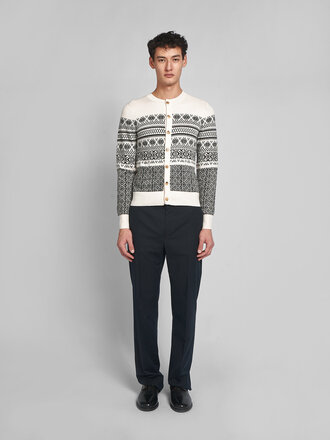 Dries Van Noten Cardigan Mesa Blanc
