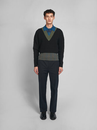 Dries Van Noten Chandail Medan Noir