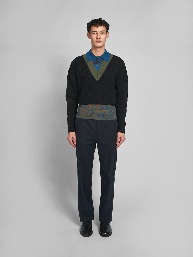 Dries Van Noten Black Medan Sweater