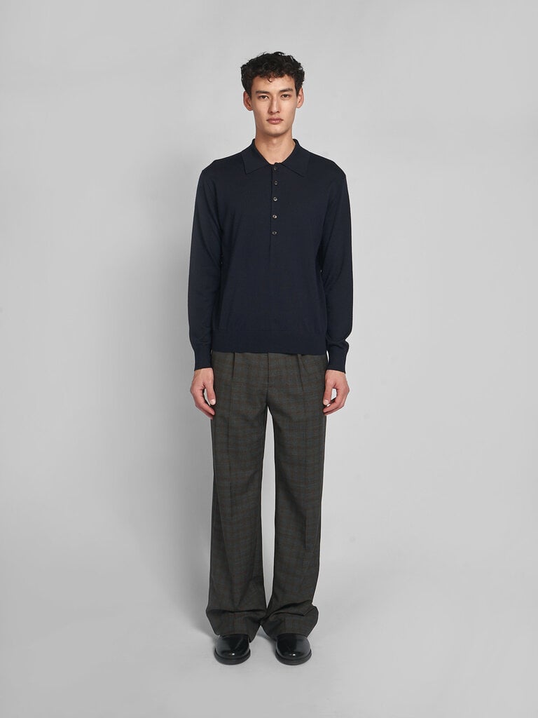 Dries Van Noten Navy Muano Sweater