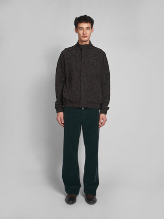 Dries Van Noten Burgundy Hundy Jacket