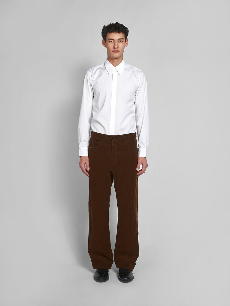 Dries Van Noten Brown Peyter GD Pants