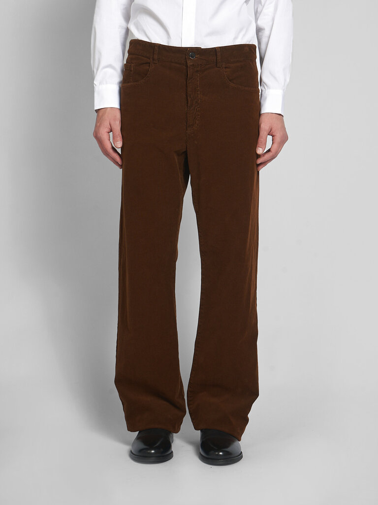 Dries Van Noten Pantalon Peyter GD Brun