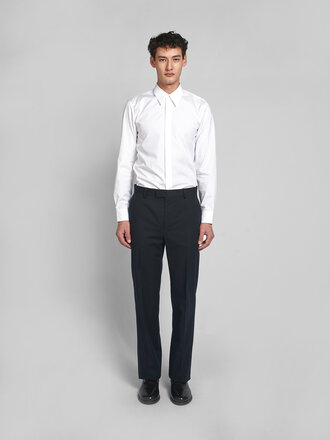 Dries Van Noten Pantalon Pinnet Long Marine Dries Van Noten Pantalon Pinnet Long Marine