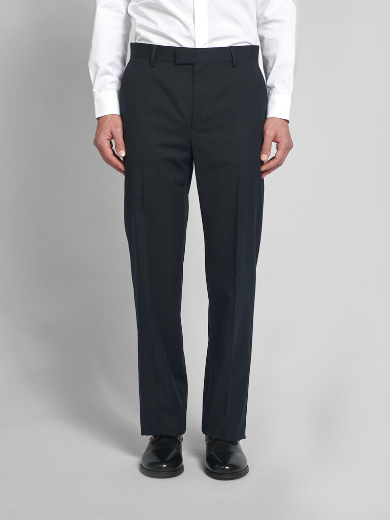 Dries Van Noten Pantalon Pinnet Long Marine