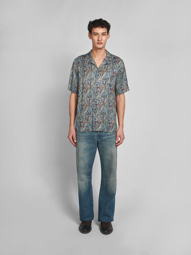 Dries Van Noten Blue Carltone Shirt
