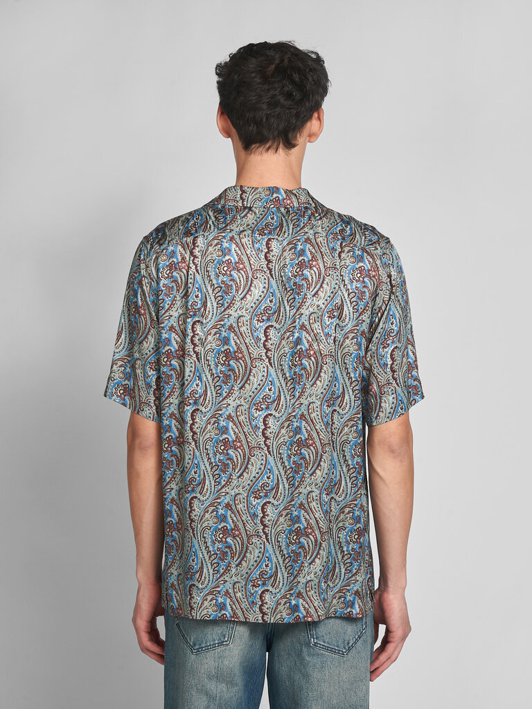 Dries Van Noten Chemise Carltone Bleu