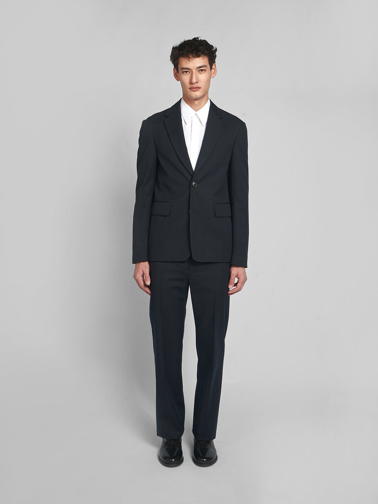 Dries Van Noten Navy Billys Blazer