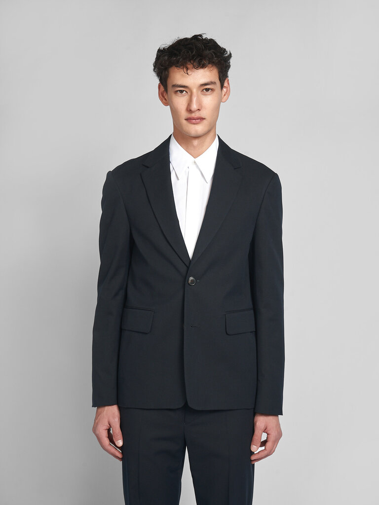 Dries Van Noten Navy Billys Blazer
