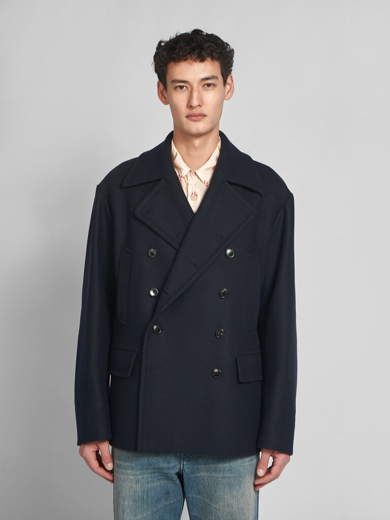 Dries Van Noten Manteau Rascott Bis SH Marine