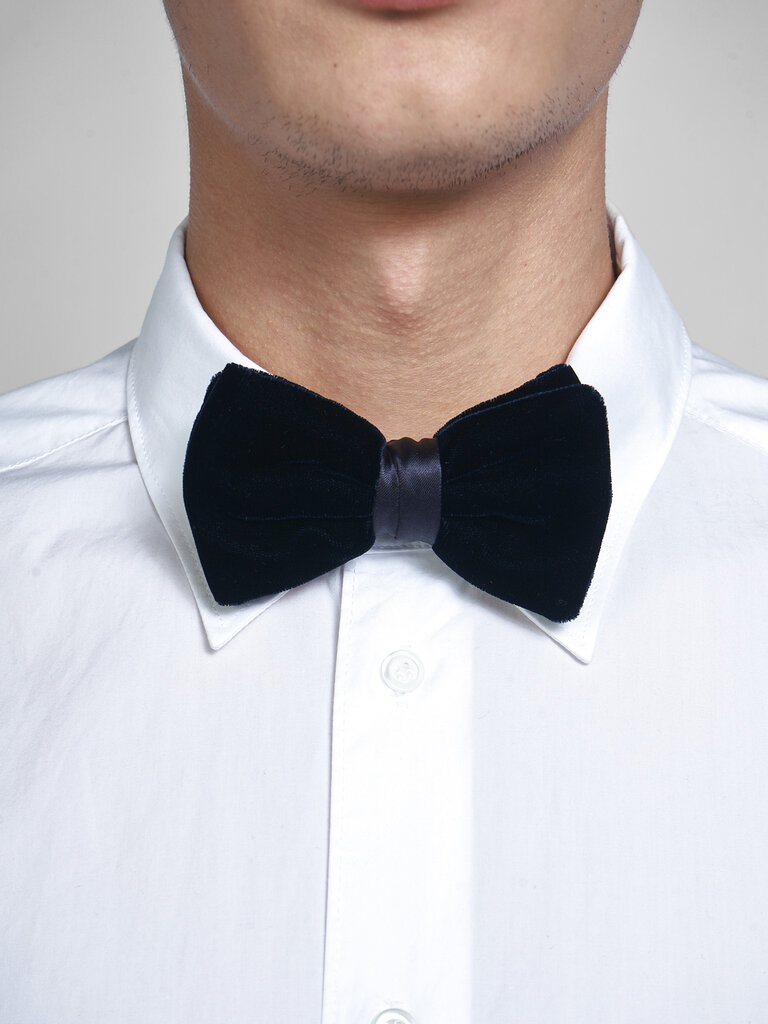 Giorgio Armani Navy Bow Tie